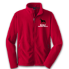 Unisex-Fleece-Jacket-Red