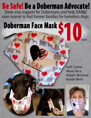 Doberman Face Mask