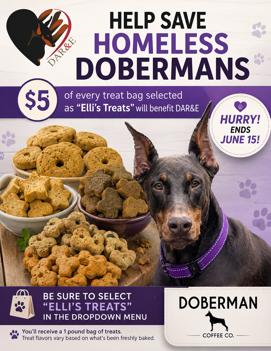 Elli's Treats ~ Doberman Coffee Co